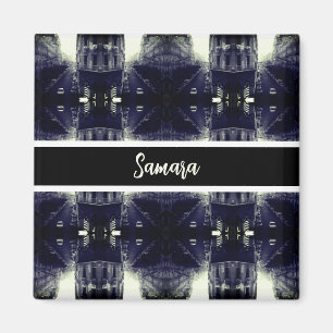 Vintage Algeria Algiers cars building Magnet