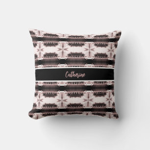 Vintage Algeria Algiers city center Poster Cushion