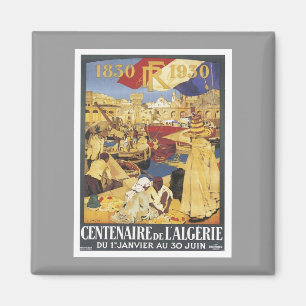 Vintage Algeria Centenaire Magnet