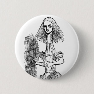 Vintage Alice Adventures in Wonderland by Tenniel 6 Cm Round Badge