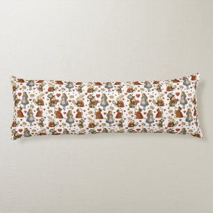 Vintage Alice in Wonderland  Body Cushion