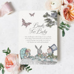 Vintage Alice in Wonderland | Books For Baby Enclo Enclosure Card<br><div class="desc">Beautifully designed vintage Alice in Wonderland-themed books for baby enclosure cards. Perfect for an Alice in Wonderland-themed baby shower party. Design features a mix of our own hand-drawn original florals and artwork. We've meticulously restored the iconic Alice in Wonderland vintage illustrations by hand sketching them and bring them to life...</div>