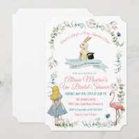 Vintage Alice in Wonderland Bridal Shower
