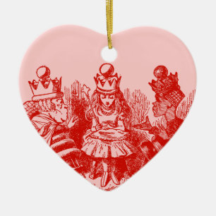 Vintage Alice in Wonderland Ceramic Tree Decoration