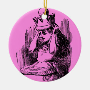 Vintage Alice in Wonderland Ceramic Tree Decoration