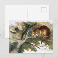 Vintage Alice in Wonderland Cheshire Cat Art