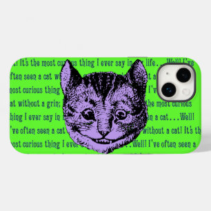 Vintage Alice in Wonderland Cheshire Cat Case-Mate iPhone 14 Plus Case