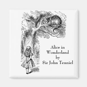 Vintage Alice in Wonderland, Cheshire Cat Magnet