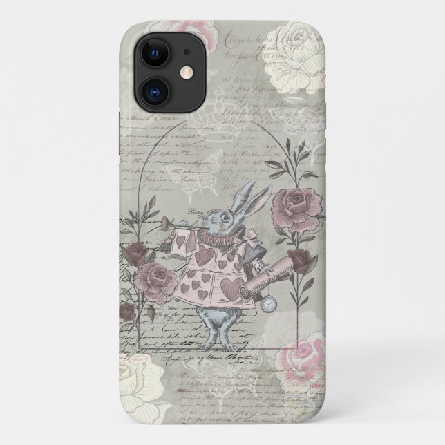 Vintage Alice In Wonderland Collage Decoupage Case (Back)