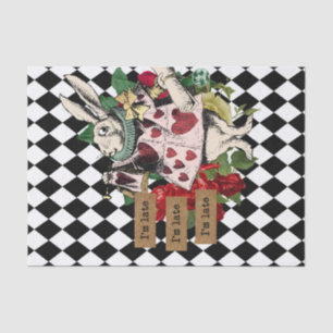 Vintage Alice in Wonderland Decoupage Tissue Paper