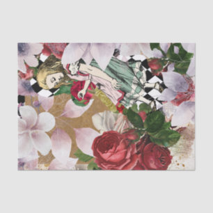 Vintage Alice in Wonderland Decoupage Tissue Paper