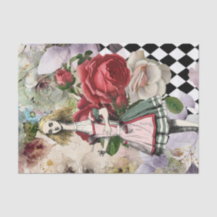 Vintage Alice in Wonderland Decoupage Tissue Paper
