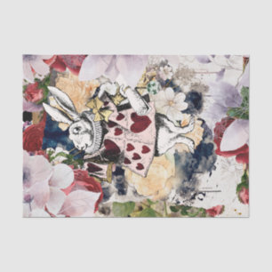 Vintage Alice in Wonderland Decoupage Tissue Paper