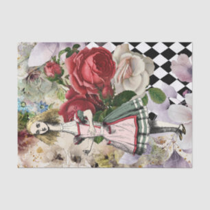 Vintage Alice in Wonderland Decoupage Tissue Paper