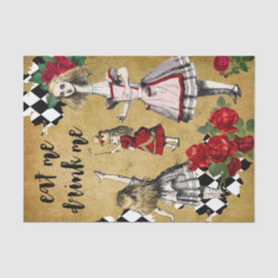 Vintage Alice in Wonderland Decoupage Tissue Paper