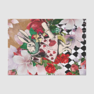 Vintage Alice in Wonderland Decoupage Tissue Paper