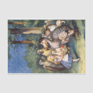 Vintage Alice in Wonderland DoDo Decoupage Tissue Paper