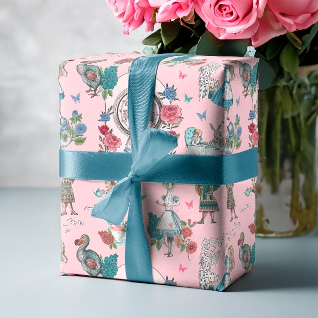 Vintage Alice in Wonderland Fairytale Storybook Wrapping Paper (Vintage Alice in Wonderland Fairytale Storybook Wrapping Paper)