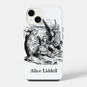Vintage Alice in Wonderland, Gryphon, Mock Turtle iPhone 14 Case