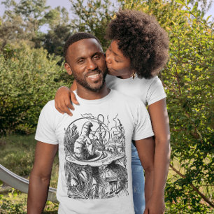 Vintage Alice in Wonderland Hookah Caterpillar T-Shirt