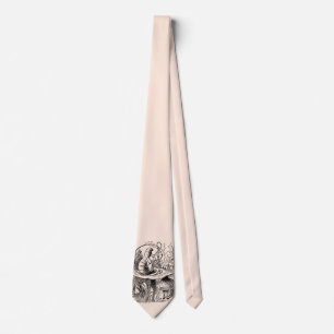 Vintage Alice in Wonderland Hookah Caterpillar Tie