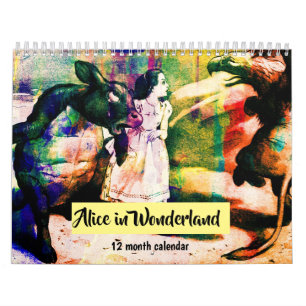 Vintage Alice in Wonderland Illustrations 2026 Calendar