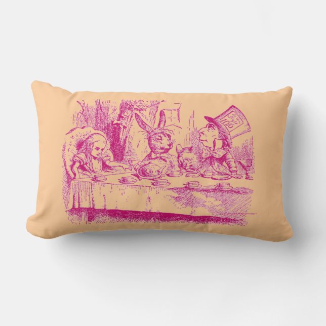 Vintage Alice in Wonderland Lumbar Cushion (Front)