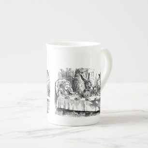 Vintage Alice in Wonderland Mad Hatter tea party Bone China Mug
