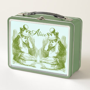 Vintage Alice in Wonderland Metal Lunch Box