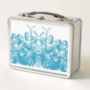 Vintage Alice in Wonderland  Metal Lunch Box