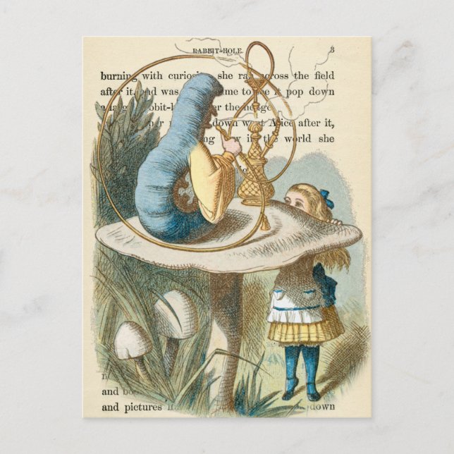 Vintage Alice in Wonderland  Postcard (Front)