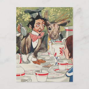 Vintage Alice in Wonderland Postcard