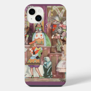 Vintage Alice in Wonderland, Queen of Hearts iPhone 14 Plus Case
