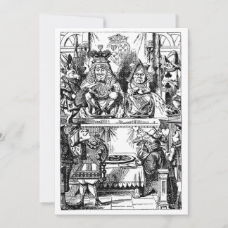 Vintage Alice in Wonderland, Queen of Hearts Trial
