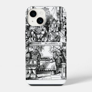 Vintage Alice in Wonderland, Queen of Hearts Trial iPhone 14 Case