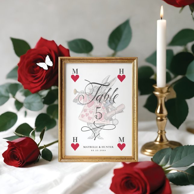 Vintage Alice in Wonderland Rabbit Playing Card (Vintage Alice in Wonderland Rabbit Playing Card)