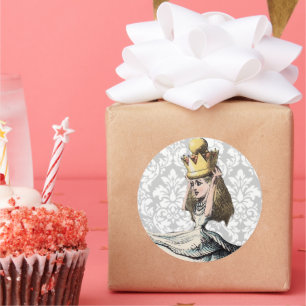 Vintage Alice In Wonderland STICKER