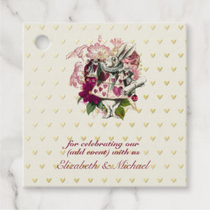 Vintage Alice In Wonderland Tea Party BABY SHOWER Favour Tags