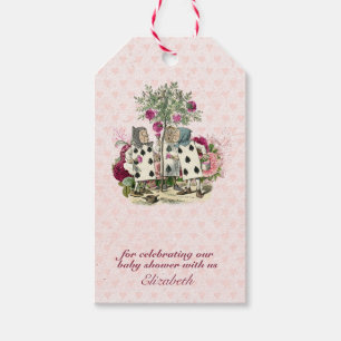 Vintage Alice In Wonderland Tea Party BABY SHOWER Gift Tags