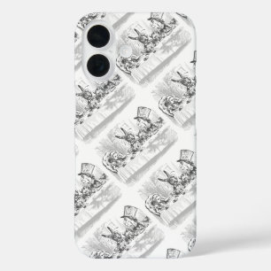 Vintage Alice in Wonderland Tea Party iPhone 16 Case