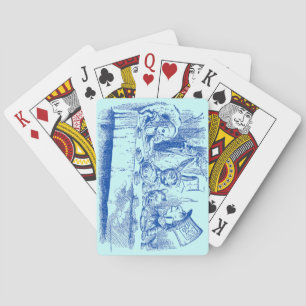 Vintage Alice in Wonderland Tea Party Playing Cards