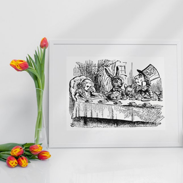 Vintage Alice in Wonderland, Tea Party Scene Poster (Creator Uploaded)