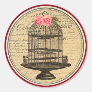 Vintage Alice in Wonderland Tea Party Stickers