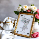 Vintage Alice in Wonderland The Knave of Hearts Table Number<br><div class="desc">Beautifully designed vintage Alice in Wonderland table number signs. Perfect for an Alice in Wonderland-themed event. We've meticulously restored the iconic Alice in Wonderland vintage The Knave of Hearts character illustration by hand sketching it and bringing them to life with beautiful watercolor undertones. The table number is designed like a...</div>