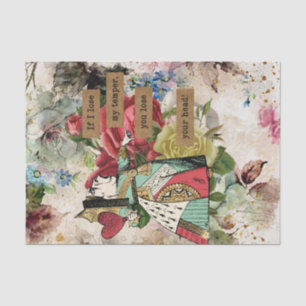 Vintage Alice in Wonderland Tissue Paper