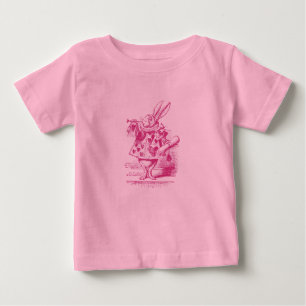 Vintage Alice in Wonderland White Rabbit Baby T-Shirt