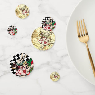 Vintage Alice in Wonderland White Rabbit  Confetti