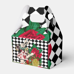 Vintage Alice in Wonderland White Rabbit Favour Box