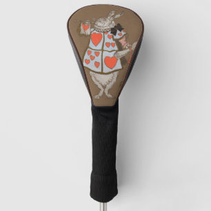 Vintage Alice in Wonderland White Rabbit Herald Golf Head Cover