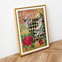 Vintage Alice in Wonderland White Rabbit